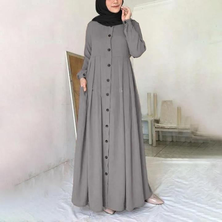 muslim women traditional burqa Turkish Abaya Solid Color Latest Design Borka