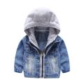 MUABABY Baby Boy Denim Jacket Kids Cartoon Appliques Tops Autumn Children Warm Clothes Frosted Toddler Daily Wear Fashion Looks. 