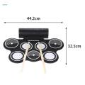 Electronic Drum Pad Compact for Kids with Headphone Jack Tabletop Drum Set. 