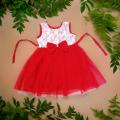 baby girl red colour party dress for all season 0-12 years girls.