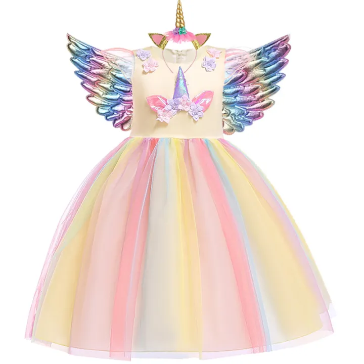 New%20Girl%20Rainbow%20Unicorn%20Dress%20For%20Kids%20Embroidery%20Ball%20Gown%20Baby%20Girl%20Princess%20Birthday%20Dresses%20Party%20Costume%20Children%20Clothing%20-%20Image%203