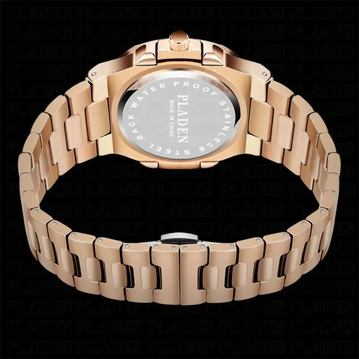 Waterproof%20Watch%20For%20Man%20Luxury%20Brand%20PLADEN%20Stainless%20Steel%20Black%20Dial%20Men%20Quartz%20Wristwatches%20Business%20Stylish%20Arm%20Clock%20Male%20-%20Image%204