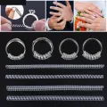 All Season Soft Silicone Invisible Ring Size Adjuster Set for Women & Men – 4Pcs Jewellery Accessories for Loose Rings.