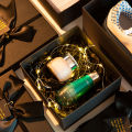 Gift box, rectangular ribbon, bow, gift box, scarf, shirt, wrapping, gift box, birthday gift wrapping box.