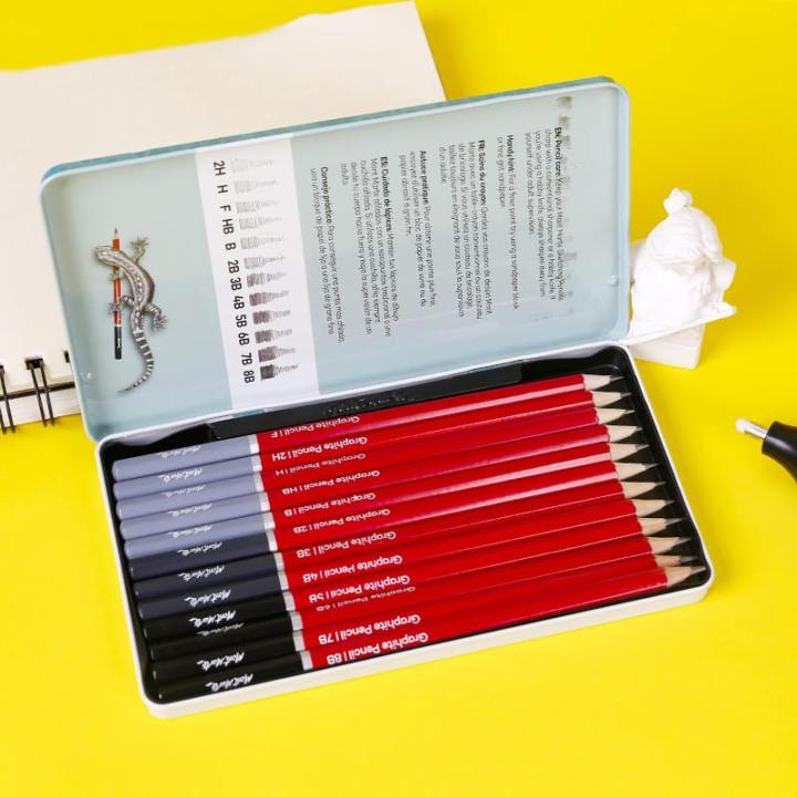 Mont%20Marte%20Graphite%20Pencils%2012%20Pcs%20Iron%20Box%202H%20H%20F%20HB%20B%202B%203B%204B%205B%206B%207B%208B%20-%20Image%205