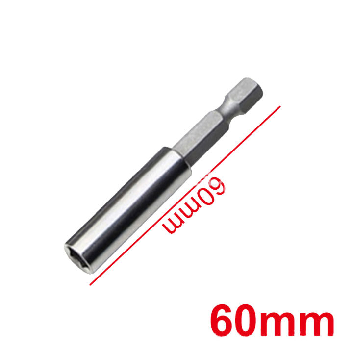 Hexagonal Handle Extended Connecting Rod Magnetic Screw Bits Extension Rod Long Handle Screwdriver Tip Holder Non-slip Hand Tool Cologo