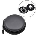 Multifunctional Shockproof Round Zipper Storage Bag Earphone Organizer Pouch For Earphone Headphone Accessories Earbuds Case Box. 