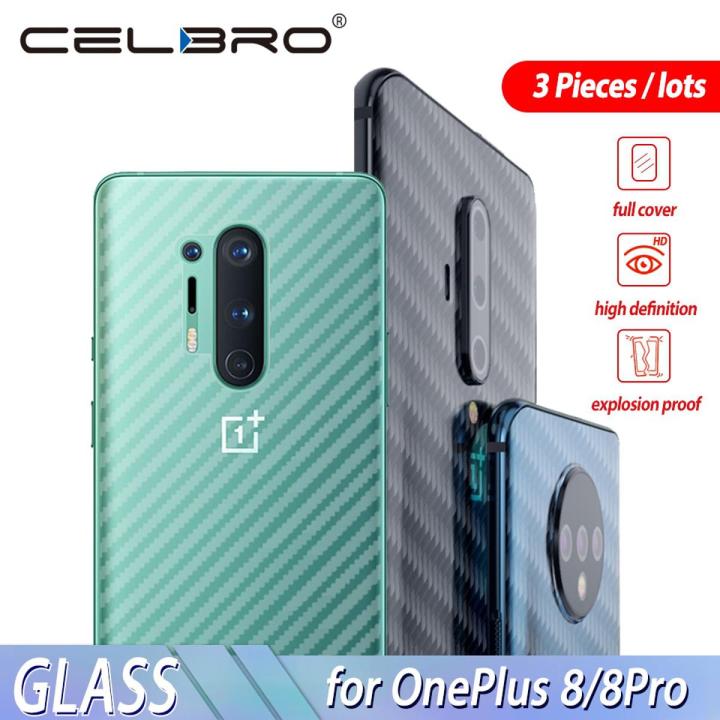 Latei Posies】 For OnePlus 8T Pro Screen Protector Clear Carbon