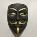 1Pcs/set Halloween Party Mask V for Vendetta Mask Bape Full Face Mask Anonymous Guy Fawkes Fancy Dress Adult Costume 1pc. 