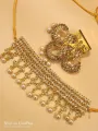 Stone choker Necklace set /choker set /jewellery set for women. 