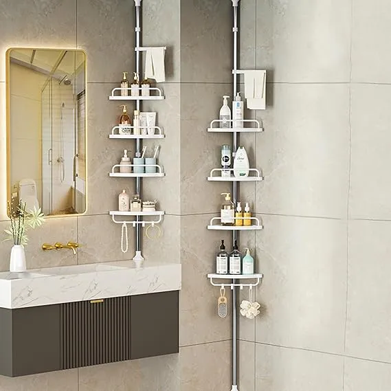 Premium%204-Tier%20Telescopic%20Bathroom%20Corner%20Shelf%20Organizer%20Rack%20-%20Adjustable%20Height%20165-320cm%20Tension%20Rod%20Shower%20Caddy%20-%20No-Drill%20Wall%20Mounted%20Storage%20for%20Shampoo%20&%20Soap%20-%20Heavy%20Duty%20Rust-Resistant%20Metal%20Frame%20-%20Washroom%20Toiletries%20Stand%20-%20White%20Colour.%20-%20Image%204