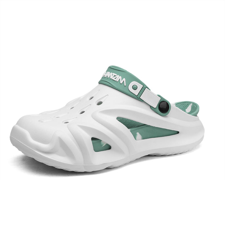 Mens%20Clogs%20Shoes%20Eva%20Foam%20Men%20Summer%20Slide%20Sandals%20Soft%20Sole%20Male%20Mules%20Fashion%20Hollow%20Men's%20Slippers%20Thick%20Bottom%20Clappers%20-%20Image%207