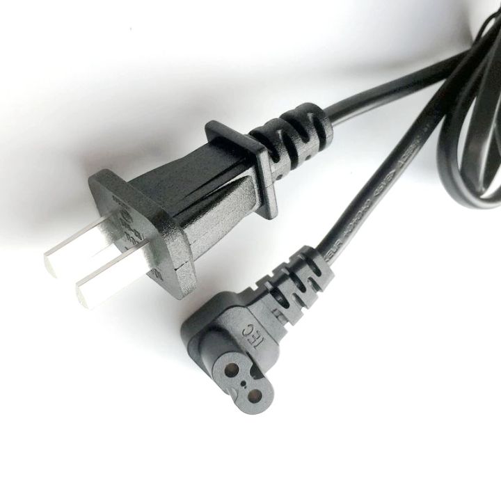 hoe%208%20tail%20power%20cord%2090%20degree%20right%20angle%20L-shaped%20left%20and%20right%20up%20and%20down%20elbow%20national%20standard%20two-plug%20eight-figure%20tail%20charging%20cable%20-%20Image%206