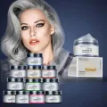 Disposable Hair Color Paste Mud, Y2K Hair Dyeing Wax Halloween Party Birthday Christmas Cosplay Use Colorful Hair Clay. 