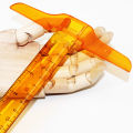 1Pcs T-shaped Double Side Scale Ruler Drafting Drawing Tool Plastic School Office Supplies Stationery Accessory 30cm (Inch, Cm) MuXiaRe. 