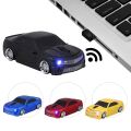 HXSJ 2.4G  Car Mouse Usb Computer Mice Car Shape 1000 Dpi With Led Light Receiver For Pc Lapt-op Blue. 
