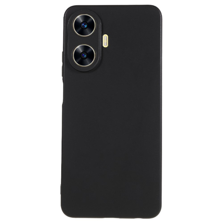 WBWONE Cover per Realme C55 Case, Custodia in Morbida Silicone TPU con Fodera in Tessuto Anti-Graffio Antiurto Protettiva Shell Bumper - Viola