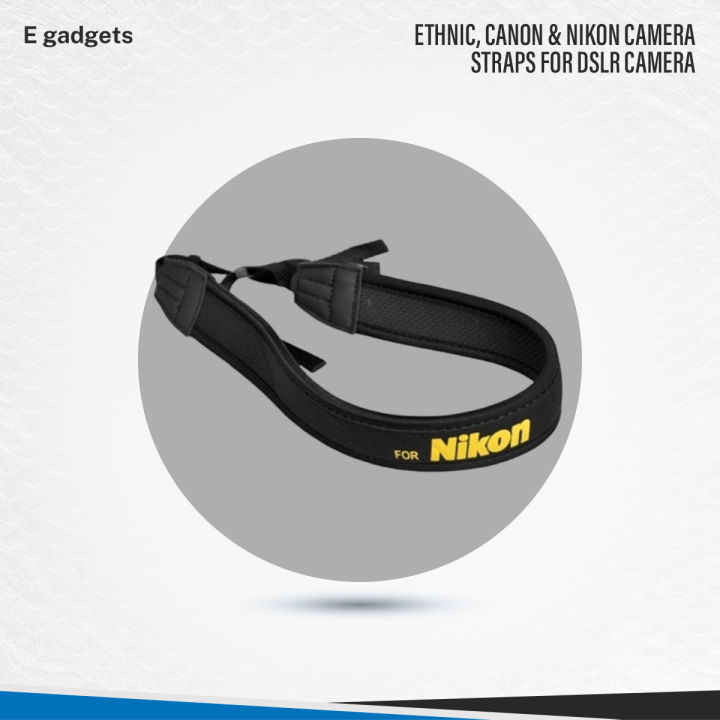 Ethnic, Canon & Nikon Camera Straps for DSLR Camera 202 , 204 ,208
