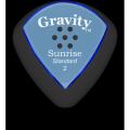 Gravity Picks Sunrise - Standard Size, 2mm, with Multi-hole Grip Handcrafted Acrylic Guitar/Bass Pick with an 80-degree Bevel and Multi-hole Grip. 
