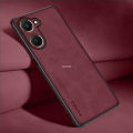 Vantime for vivo Y03 / Y03t / Y18 / Y18s / Y28s 4G 5G Case PU Leather Slim Matte Hard Back Cover.