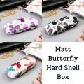 Glossy/Matt Butterfly Design Hard Shell Eyeglass Case, Protective Case for Glasses and Sunglasses #glossy.