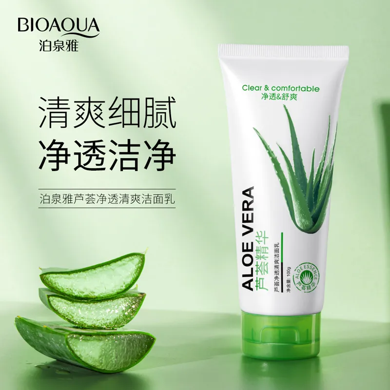 Bioaqua Clear & Comfortable Aloe Vera Facial Cleanser- 100g | Daraz.com.bd