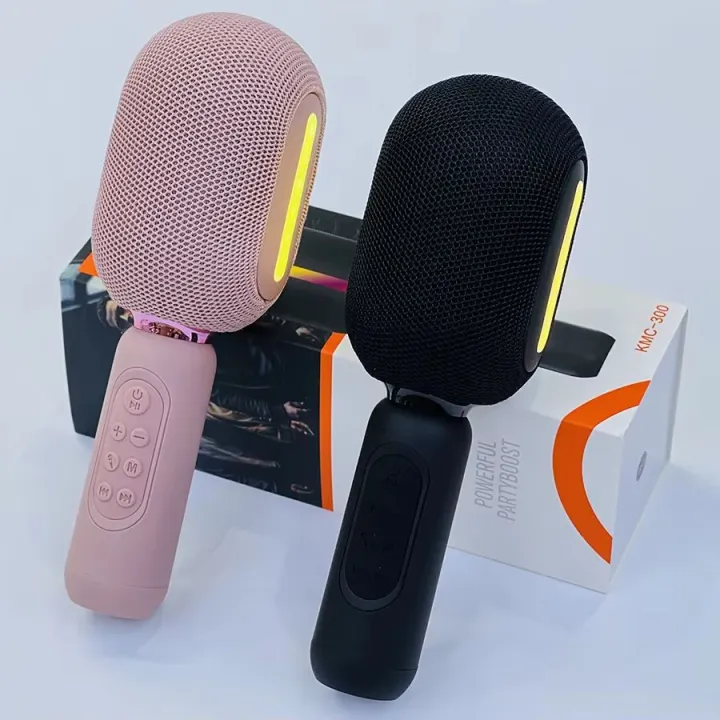 KMC-300%20Bluetooth,%20AUX,%20SD%20Card%20Supported%20Colorful%20Lighting%20Multi-Functional%20Wireless%20Speaker%20&%20Voice%20Changing%20Karaoke%20Mic%20-%20Image%206