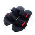 Fashionable Cream Black And White Color Slide 2 Slipper Sandal For Men Waterproof Washable Rainy Usable Sandal S005. 