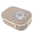 Thermal Bento Box, Reusable Camera Shaped 1450ml Portable Lunch Box Leakproof Double Layer for School. 