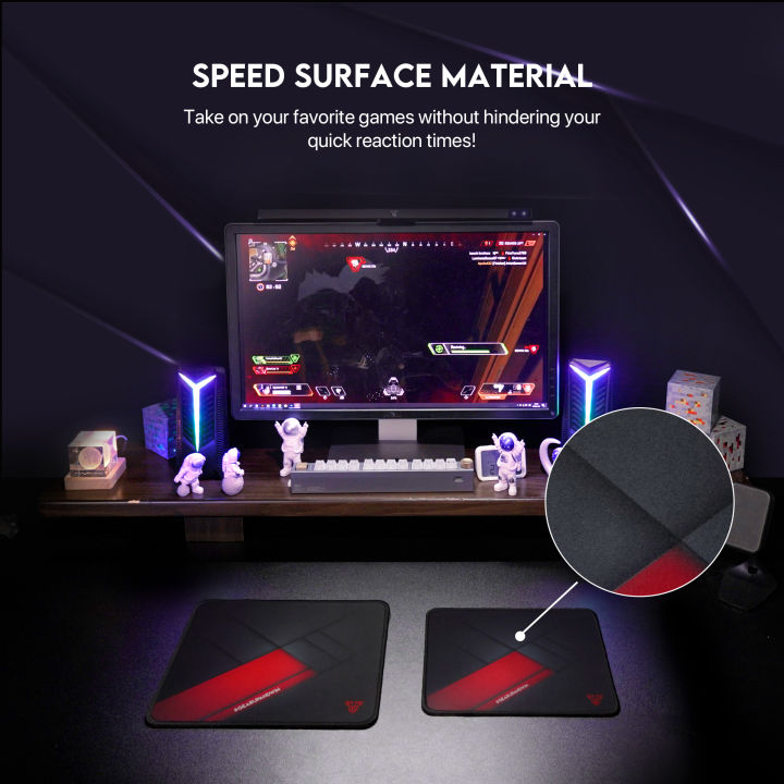 FANTECH%20VIGIL%20MP256%20Gaming%20Mousepad%20Anti%20Slip%20Base%20With%20Speed%20Surface%20And%20Anti%20Fray%20Stitched%20Edges%20For%20Gaming%20Gammers%20Office%20Home%20Mouse%20Pad%20-%20Image%203