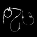 for huawei p smart case-4 x Anti-radiation Earphone-white.