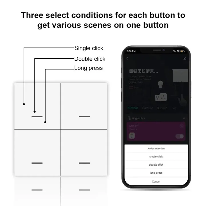 Tuya%20ZigBee%20Smart%20Scene%20Switch%204%20Gang%2012%20Scene%20Switch%20Push%20Button%20Smart%20Life%20Controller%20Works%20With%202MQTT%20And%20ZigBee%20Gateway%20-%20Image%202