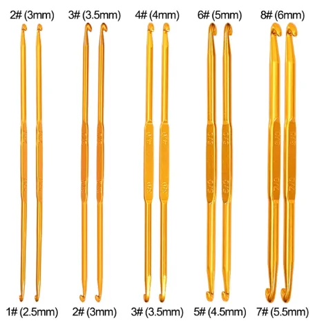 1/5/10pcs%202.5-6.0mm%20Double%20Head%20Crochet%20Hooks%20Knitting%20Crochet%20Needles%20DIY%20Yarn%20Clothing%20Knitting%20Accessories%20-%20Image%209