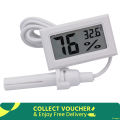 Digital LCD Mini Thermometer Hygrometer Fridge Freezer Temperature Humidity Meter - Portable Temperature Humidity Meter. 