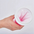 DIY Magic Slushy Maker Squeeze Cup, Portable Smoothie Squeeze Cup for Juices, Milk and Ice Cream Make Easy Install Easy to Use Pink.