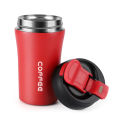 Double Drink Coffee Mug-Cup 400ml Portable Stainless Steel Travel Vacuum Insulated with straw Lid-(Original China). 