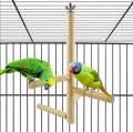 Wood Stairs Swing Pet bird Perch Play Toys for Bird, bird accessories. 