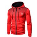 Ropa Hompre High Street Brand SikSilk Plus Velvet Print Polka Dot Men's Hoodie Outdoor Street Sports Running Training Sweatshirt. 