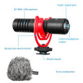 Boya BY-MM1+ Super-cardioid Condenser Shotgun Microphone - Compatible with smartphones, tablets, DSLRs - Ideal for Vlogging, Video Apps, Audio Recording Apps - Improved sensitivity and signal to noise ratio - Plug and play operation - 3.5mm headphone out.