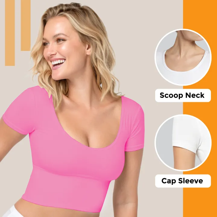 Exclusive%20Imported%20Premium%20Quality%20Super%20Soft%20Polyester%20Crop%20Top%20T-shirt%20for%20Girls/Women%20-%20Image%203
