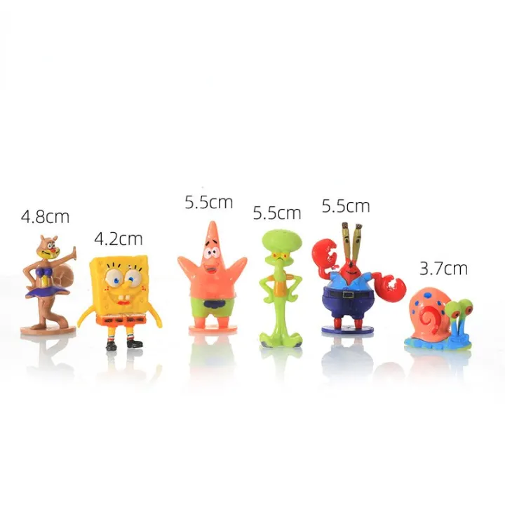 Spongebob%20Children%20Birthday%20Gifts%20Set%20Action%20Figures%20Cartoon%20Mini%20Dolls%20Fish%20Tank%20Decoration%20Landscaping%20Aquarium%20Accessories%20-%20Image%202