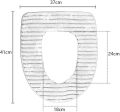Winter Plush Soft High Quality Commode Cover 16''x12'' Mat Set for Closestool Mat Seat Case Toilet Lid Cover Accessories (Colour As per Stock).