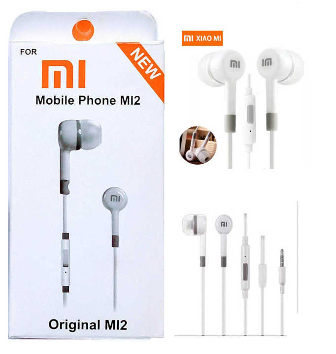 Best Budget In Ear Stereo Earphone with Microphone - Basic with Mic-Ultra Deep Bass