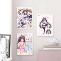 1pc Nekopara GalGame Anime Poster Stickers Home Decor Aesthetic Art Mural Room Decor Digital Painting Living Room Bar. 