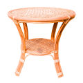 Rattan Made Round Tea Table / Coffee Table - Handcrafted Table for Your Living Room. 