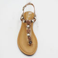 China factory new style 2024 beach womens flat shoes flat sandals.