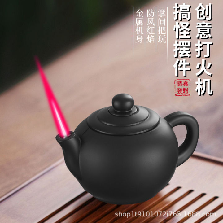 New%20Exotic%20Fun%20Night%20Market%20Stall%20Funny%20Personality%20Creative%20Teapot%20Birthday%20Gift%20Open%20Fire%20Inflatable%20Windproof%20Lighter%20-%20Image%204