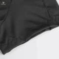 Women Scrubs Set Quick Drying Neck Beauty Salons Esthetician Workwear XXL Black. 