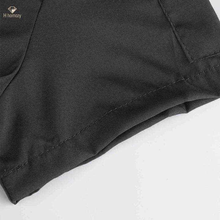 Women%20Scrubs%20Set%20Quick%20Drying%20Neck%20Beauty%20Salons%20Esthetician%20Workwear%20XXL%20Black%20-%20Image%207
