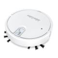 Auto Robot Vacuum Cleaner Touch Control 5-in-1 Sweeping Vacuuming Mopping Humidifying Rechargeable for All Flat Floors N0PF-white. 